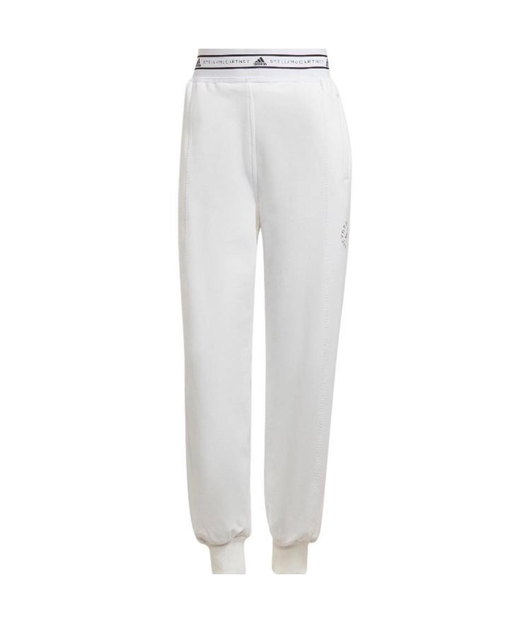 ADIDAS BY STELLA MCCARTNEY Белые хлопковые спортивные брюки и шорты, фото 9