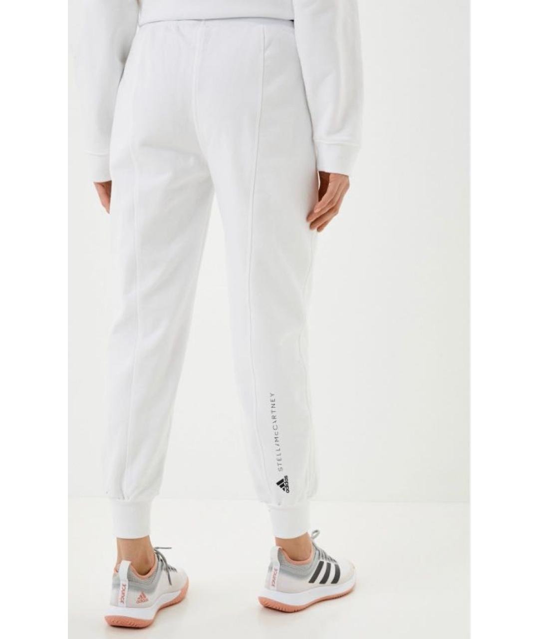 ADIDAS BY STELLA MCCARTNEY Белые хлопковые спортивные брюки и шорты, фото 6