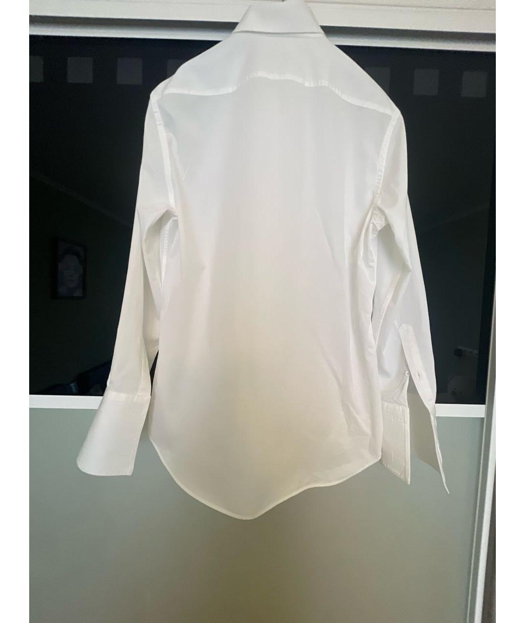 CORNELIANI Белая хлопковая классическая рубашка, фото 2