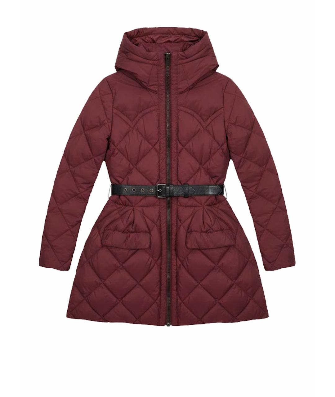 MIU MIU Коралловое полиэстеровое пальто, фото 1