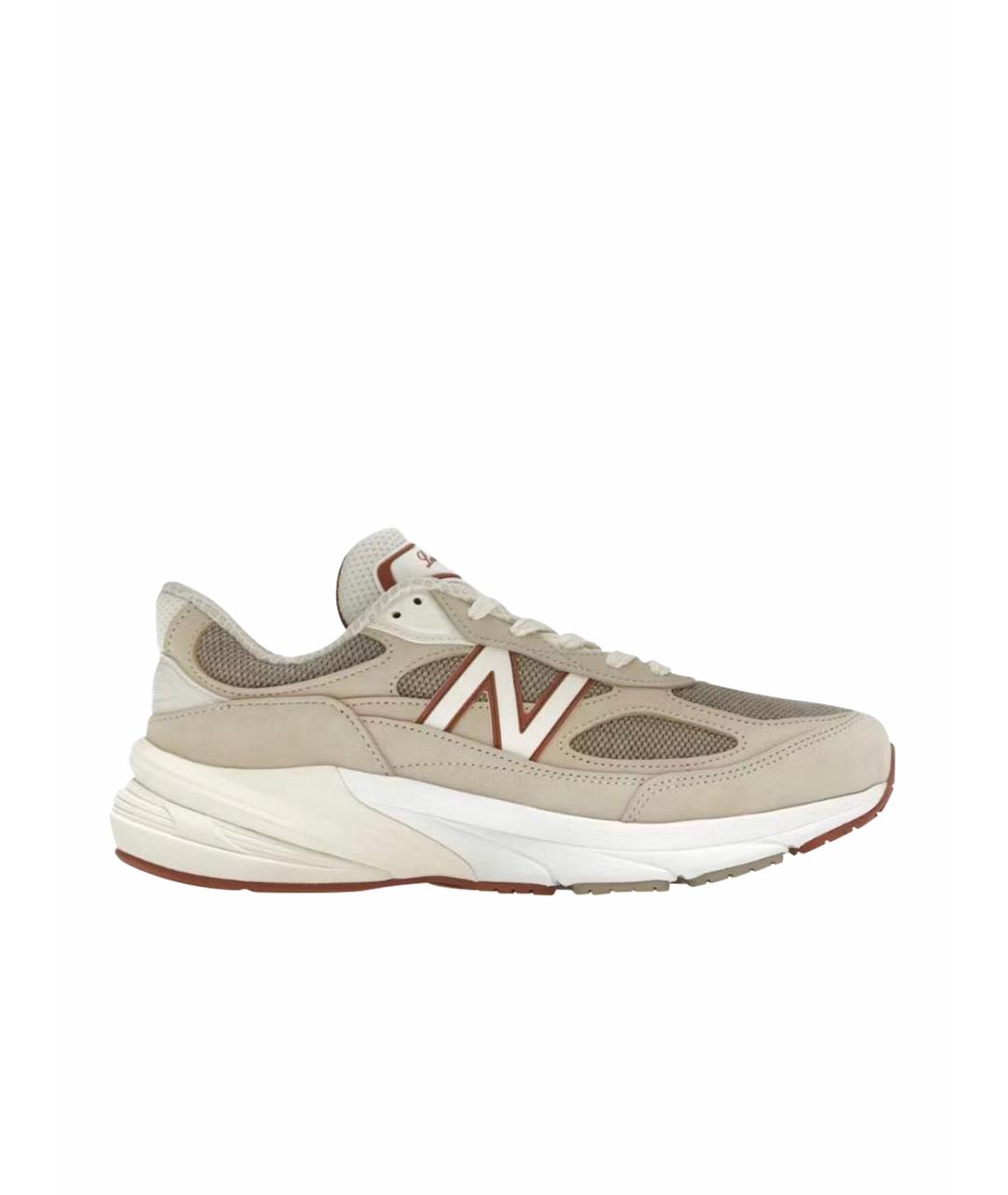 LORO PIANA Бежевые замшевые низкие кроссовки / кеды, фото 1