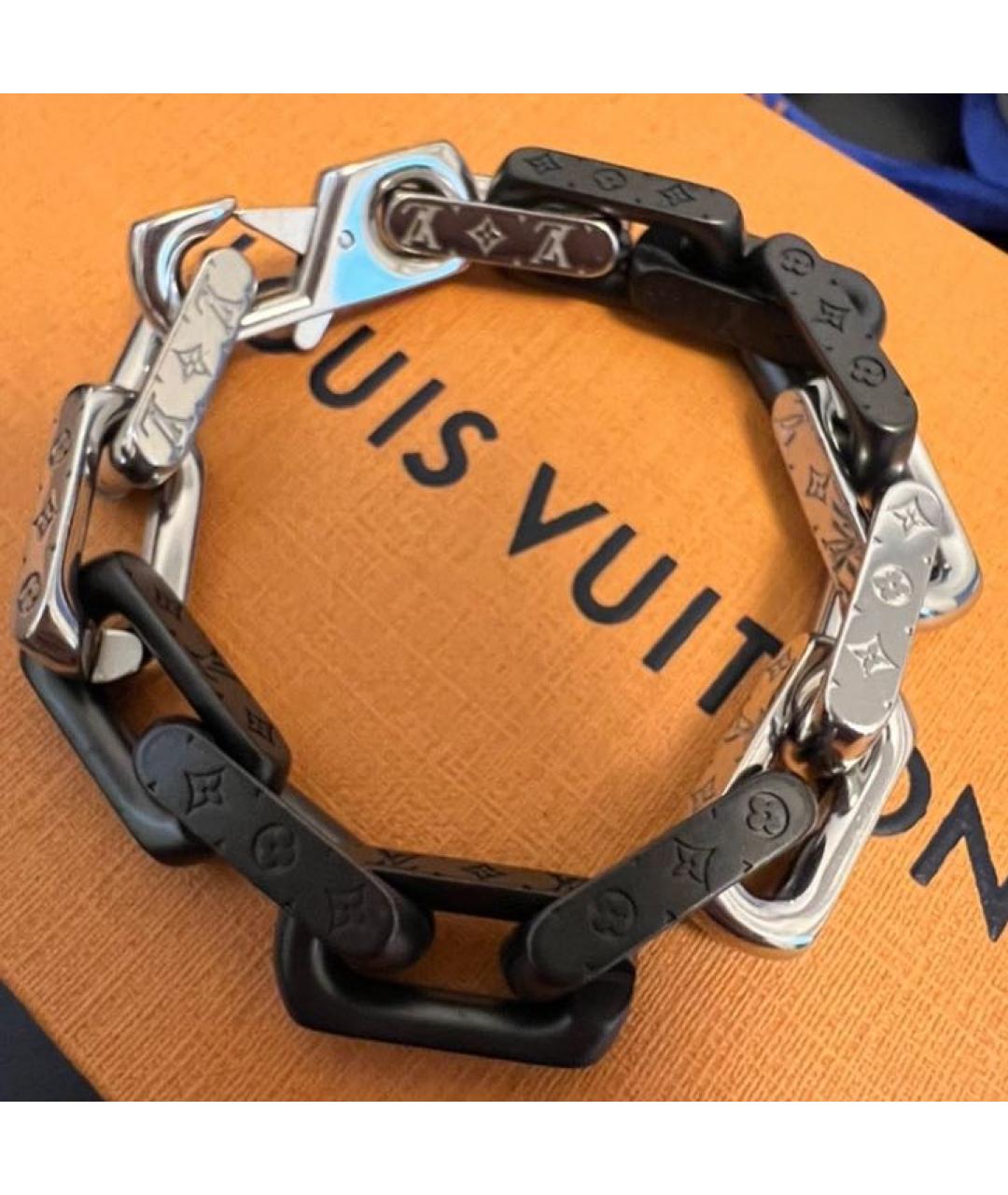 LOUIS VUITTON Черный браслет, фото 3