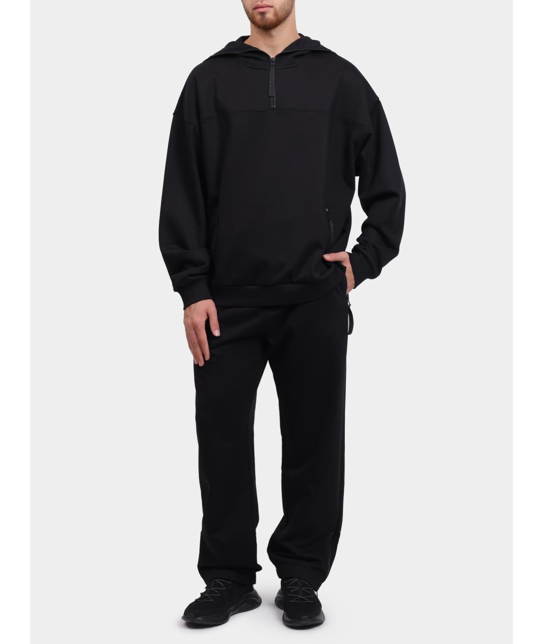 HUGO Черные повседневные брюки, фото 2