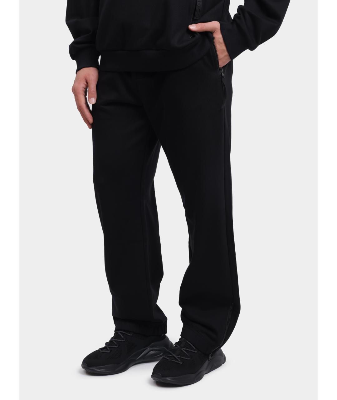 HUGO Черные повседневные брюки, фото 3