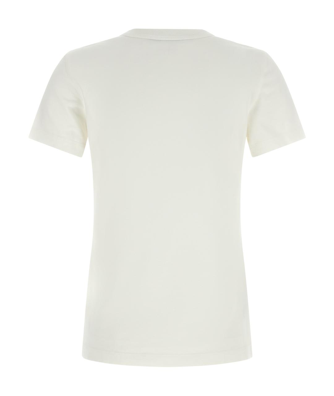 PRADA Белая хлопковая футболка, фото 2