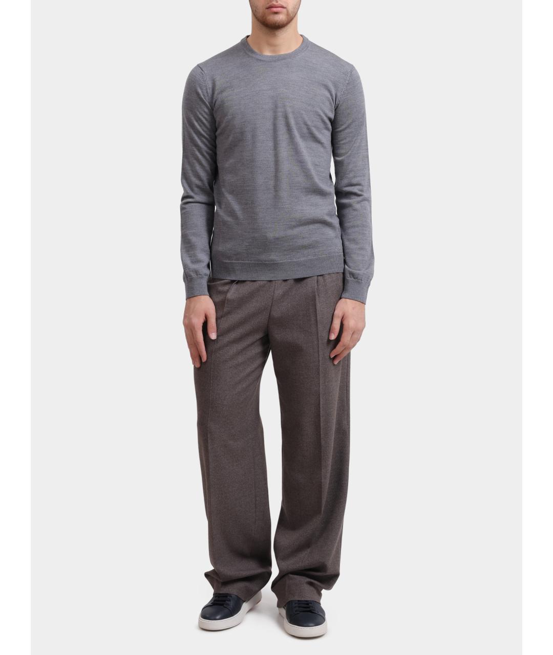 HUGO Серый джемпер / свитер, фото 2