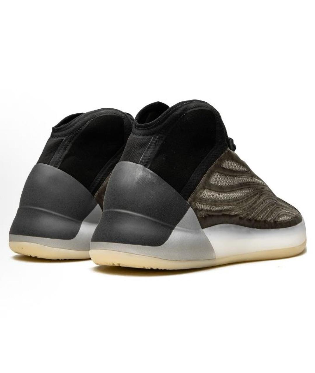 ADIDAS YEEZY Коричневые текстильные кроссовки, фото 4