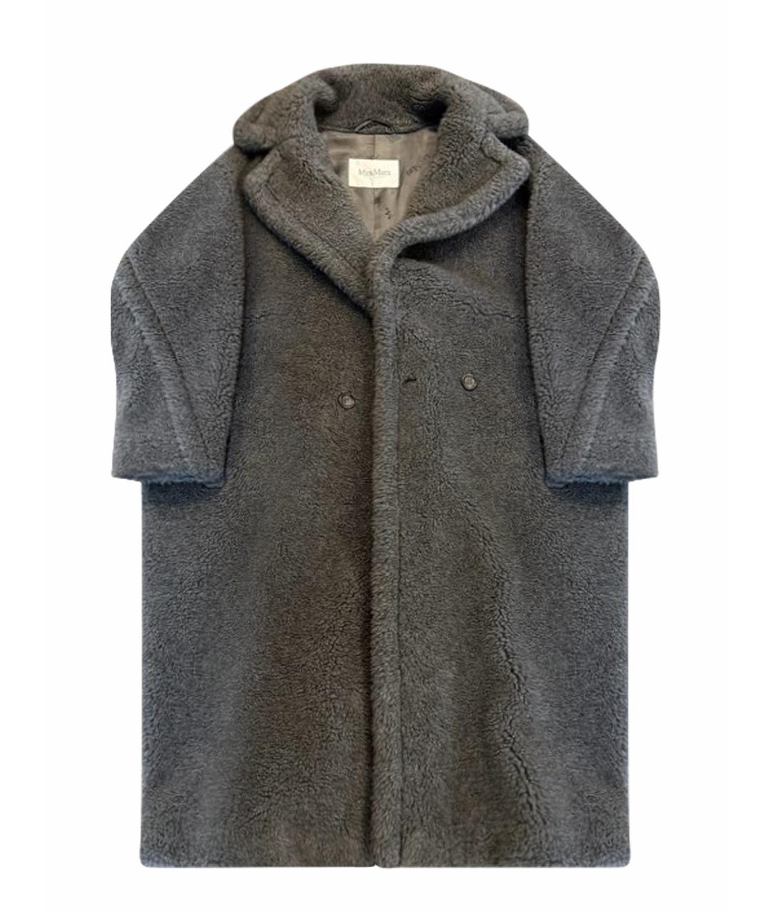 MAX MARA Серая шуба, фото 1