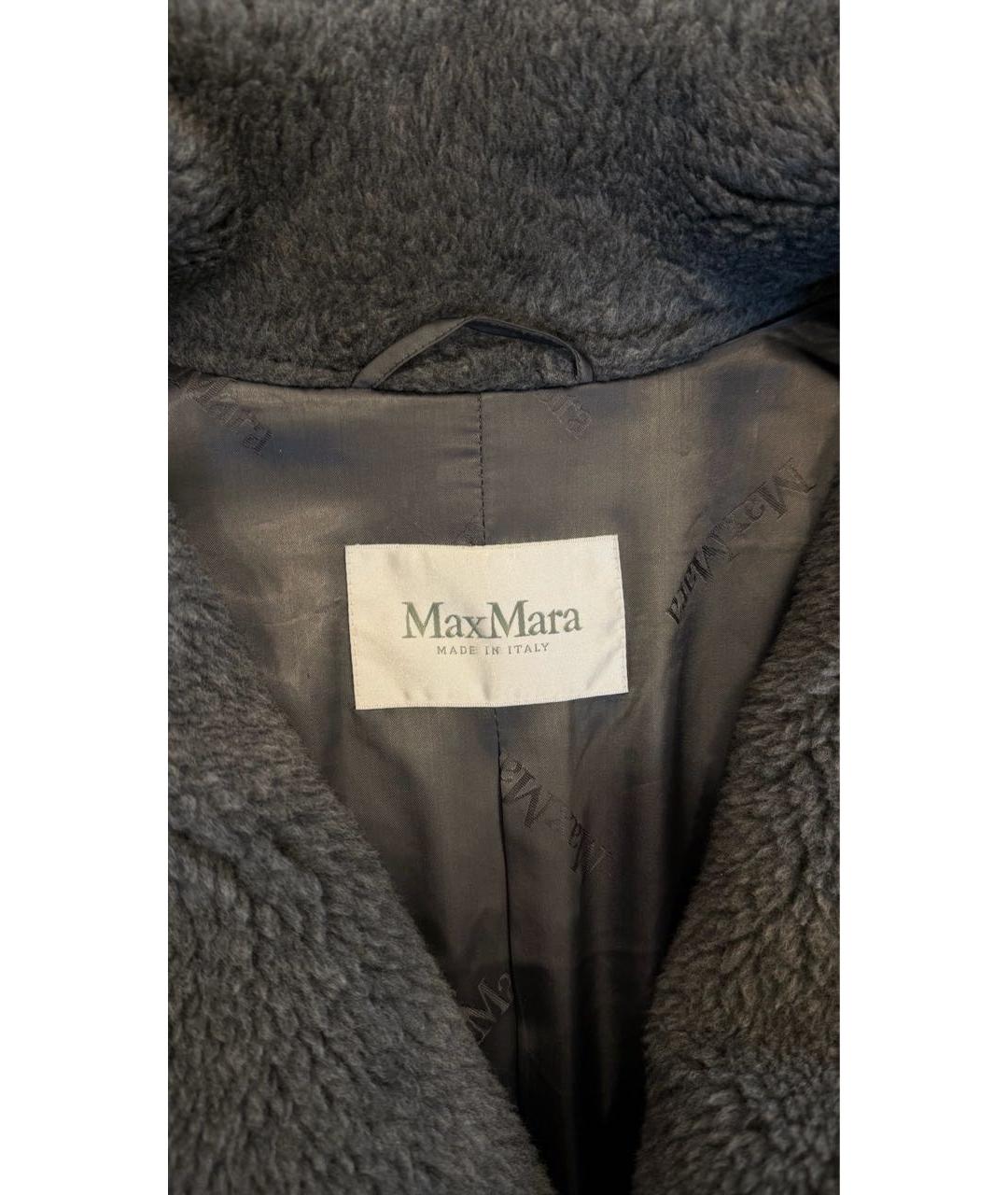 MAX MARA Серая шуба, фото 2