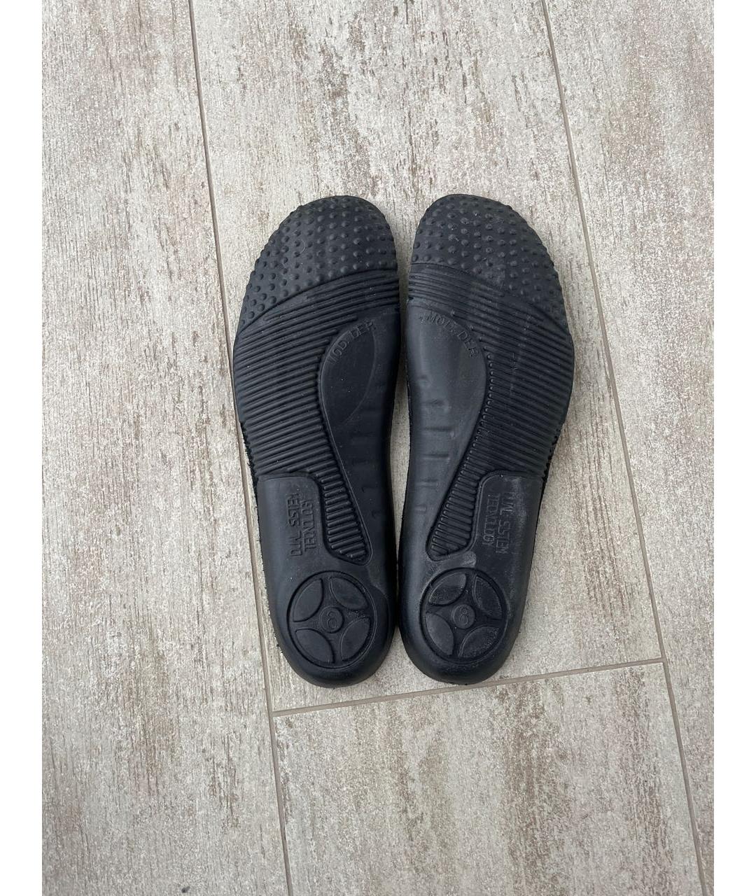 RICK OWENS DRKSHDW Черные текстильные высокие кроссовки / кеды, фото 6