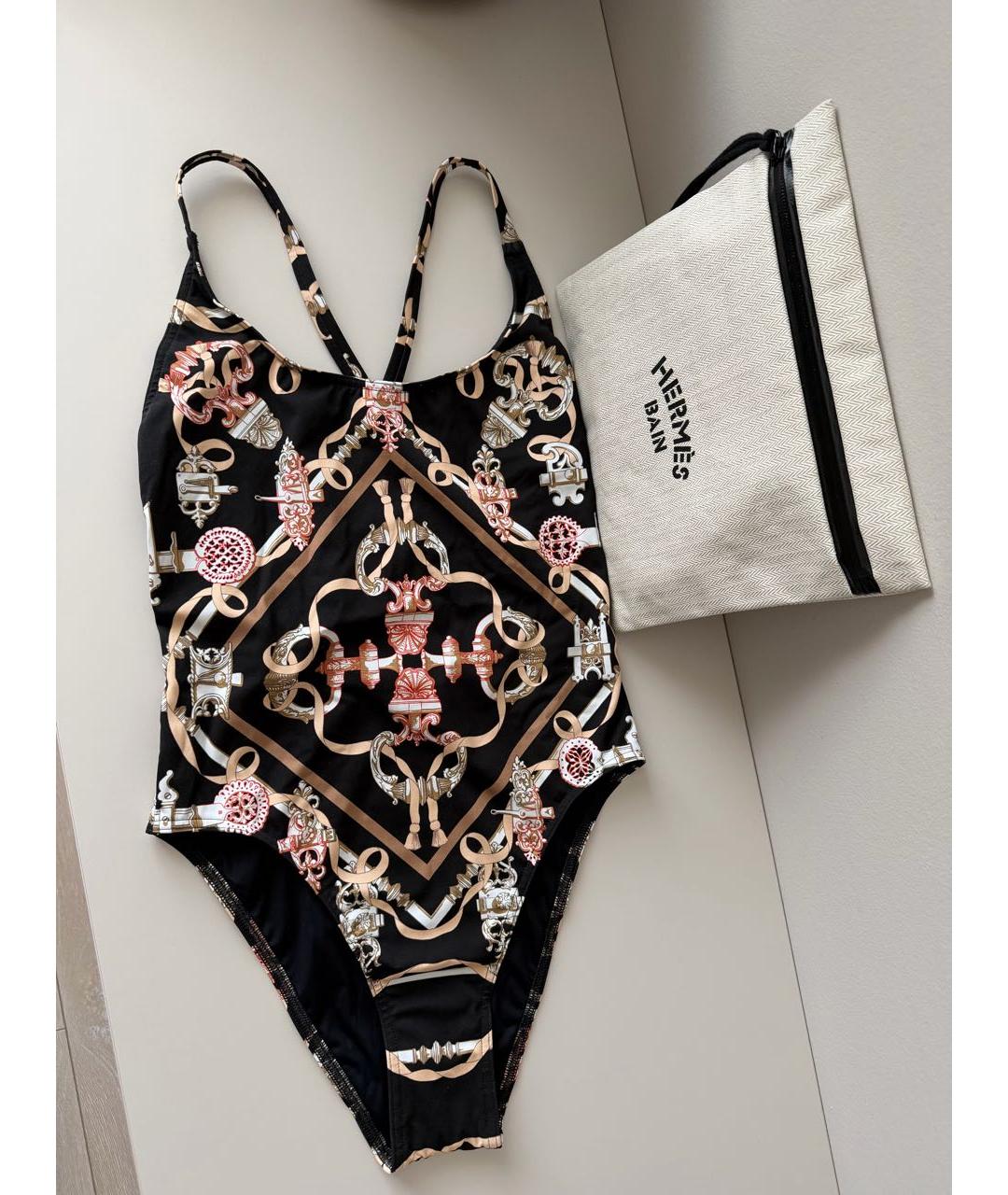 HERMES Черный купальник, фото 6