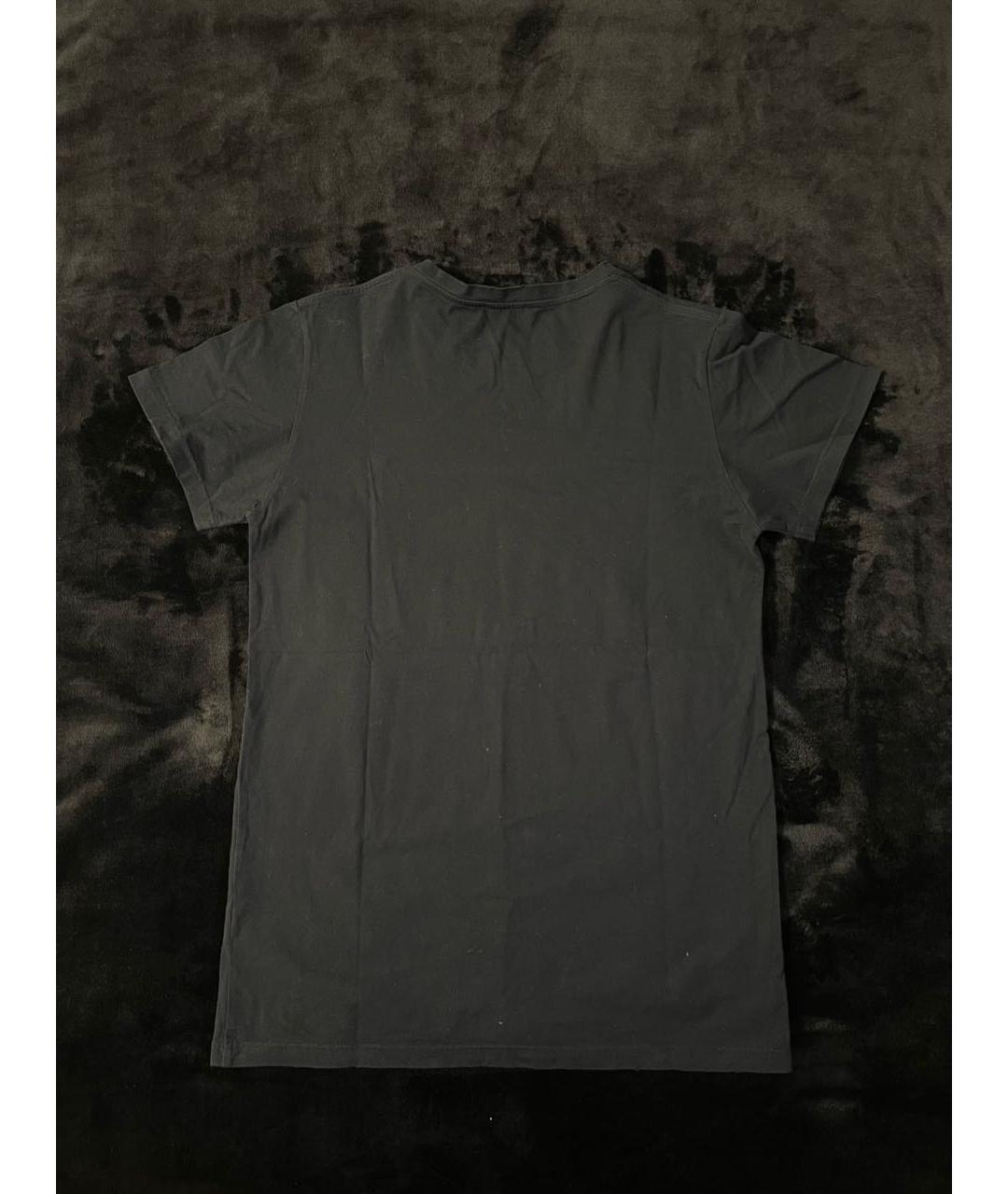 BALMAIN Черная футболка, фото 3