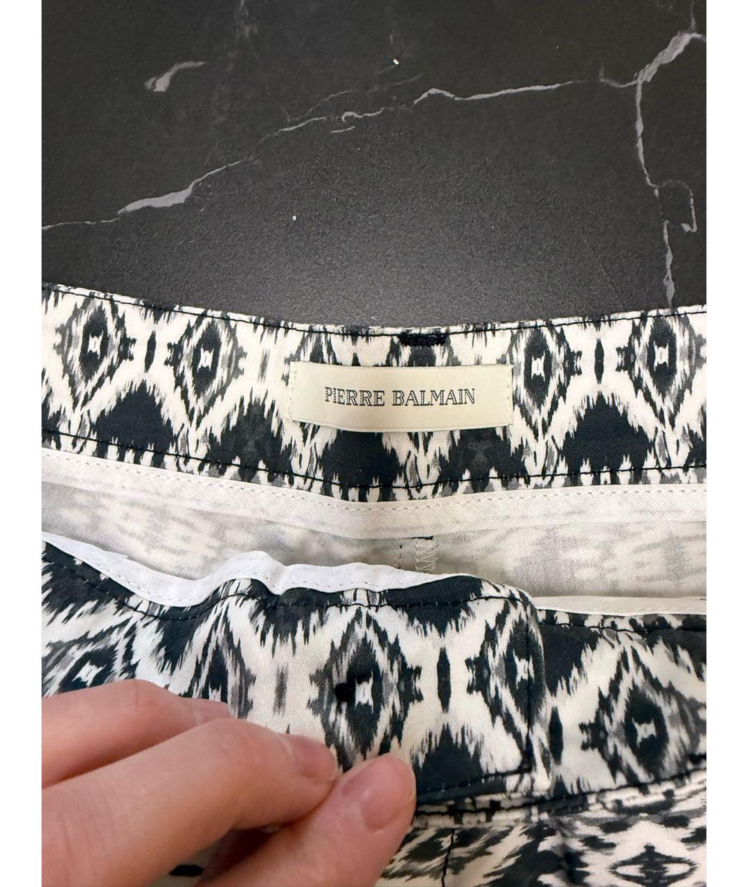 PIERRE BALMAIN Белые хлопковые шорты, фото 3