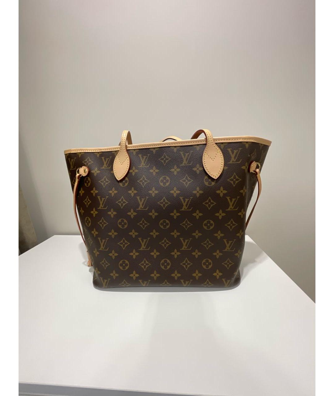 LOUIS VUITTON Коричневая сумка тоут, фото 3