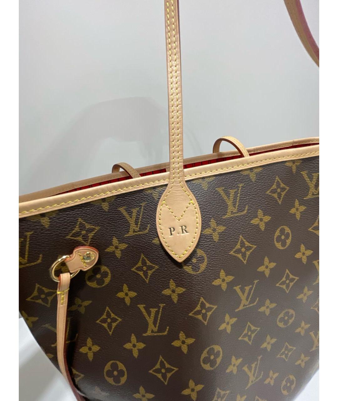 LOUIS VUITTON Коричневая сумка тоут, фото 5