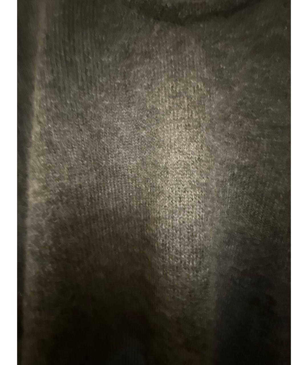 SAINT LAURENT Серый шерстяной джемпер / свитер, фото 4