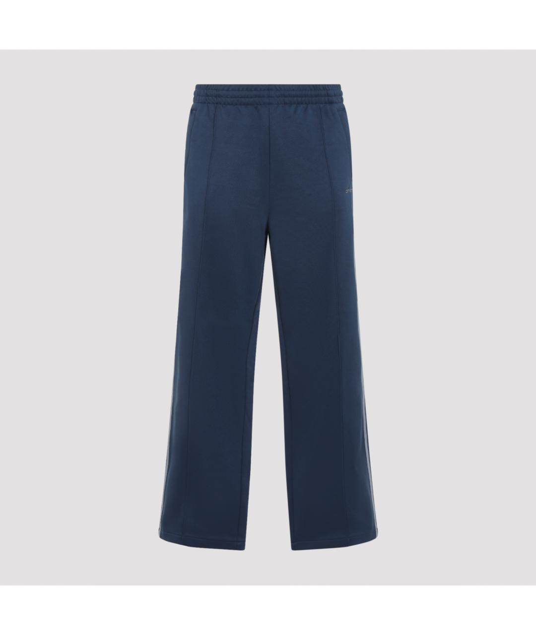 CARHARTT WIP Синие полиэстеровые повседневные брюки, фото 2