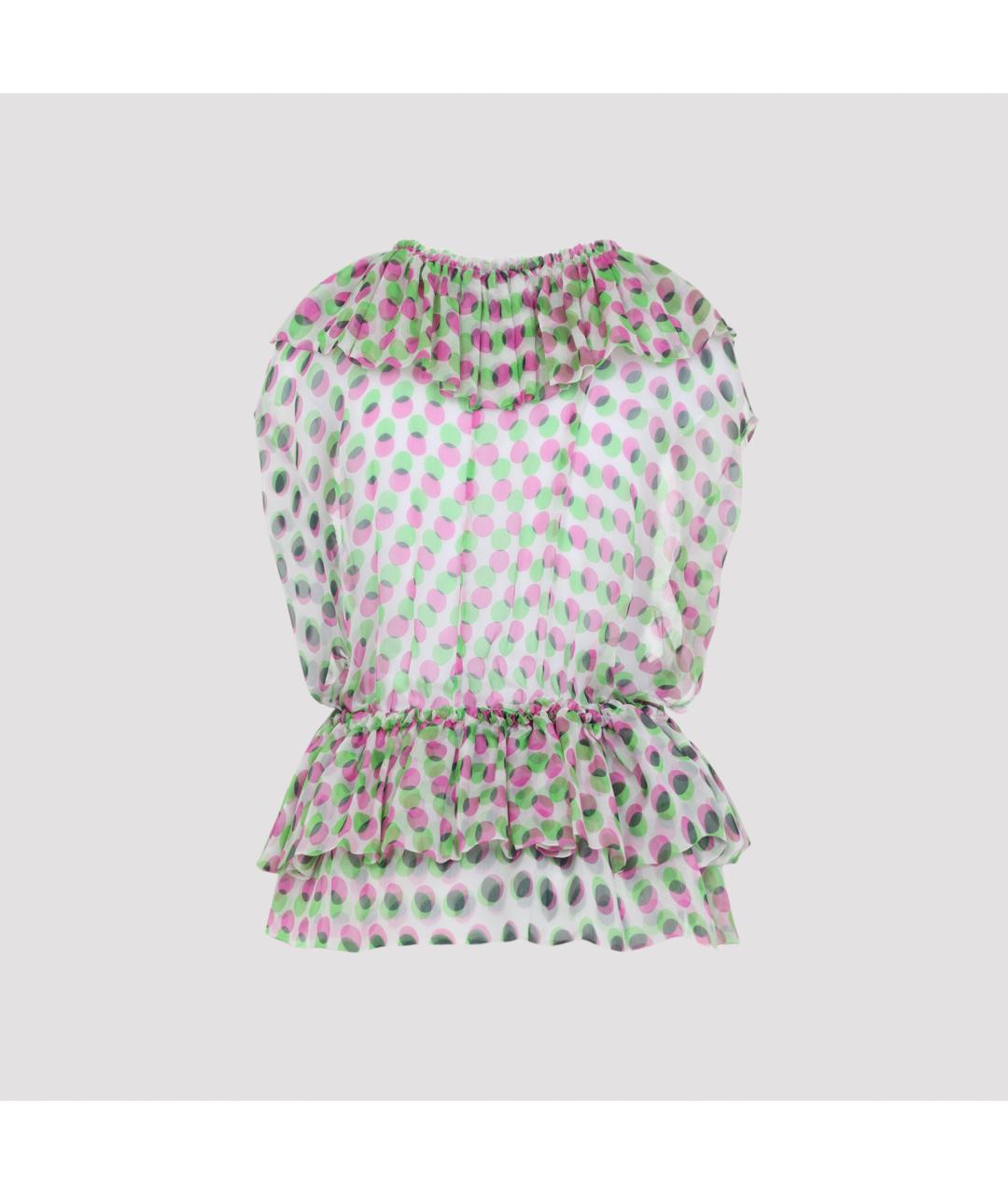 DRIES VAN NOTEN Мульти шелковая блузы, фото 4