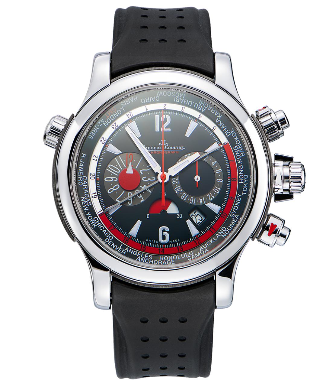 Jaeger LeCoultre Черные металлические часы, фото 3