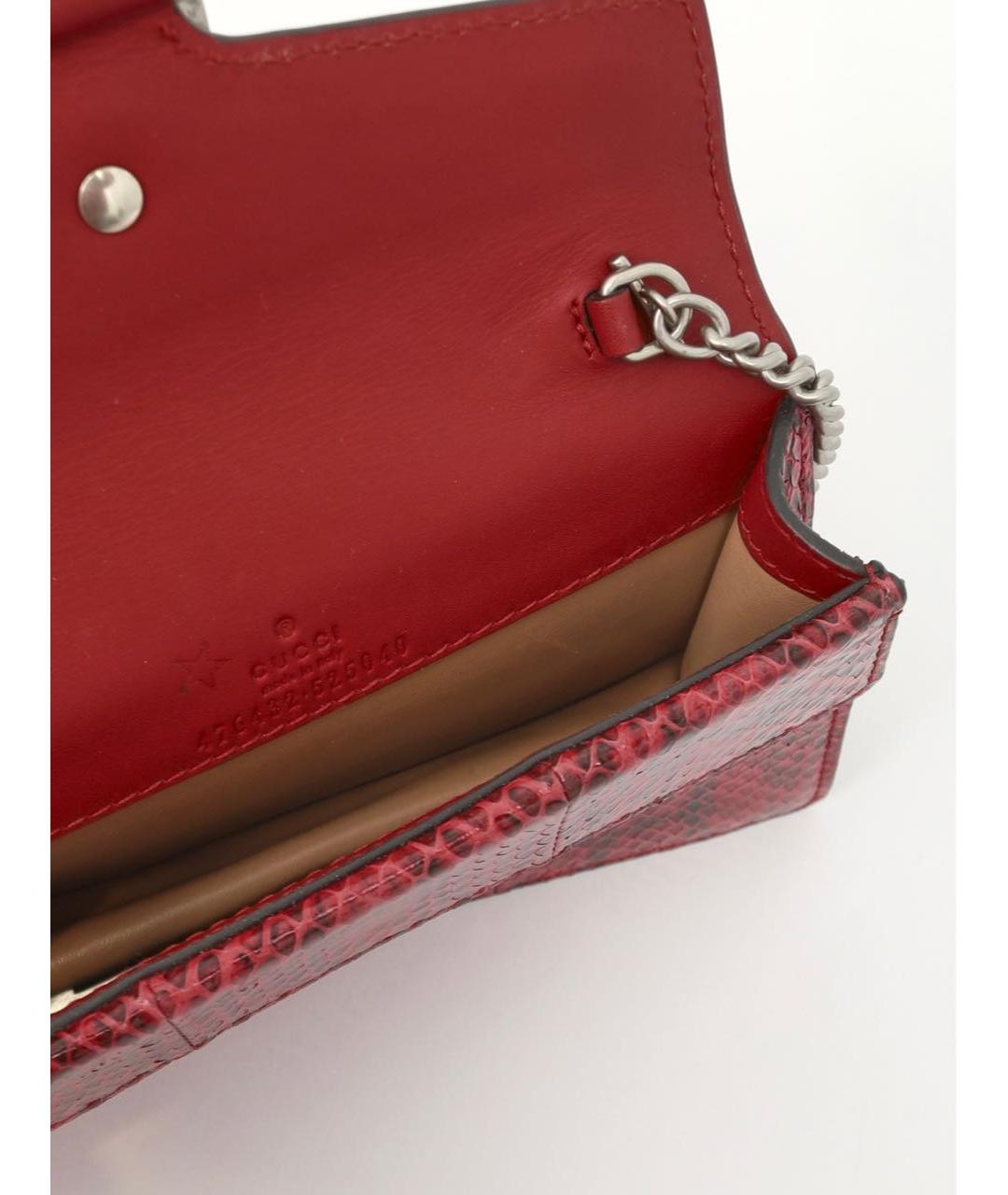 GUCCI Фуксия сумка через плечо из лакированной кожи, фото 4