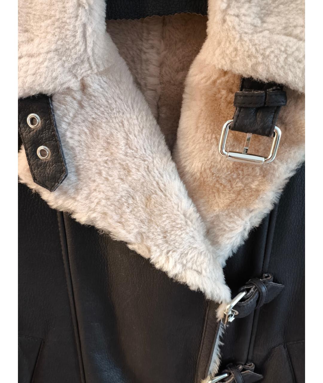 AIM Factory Черная кожаная дубленка, фото 4