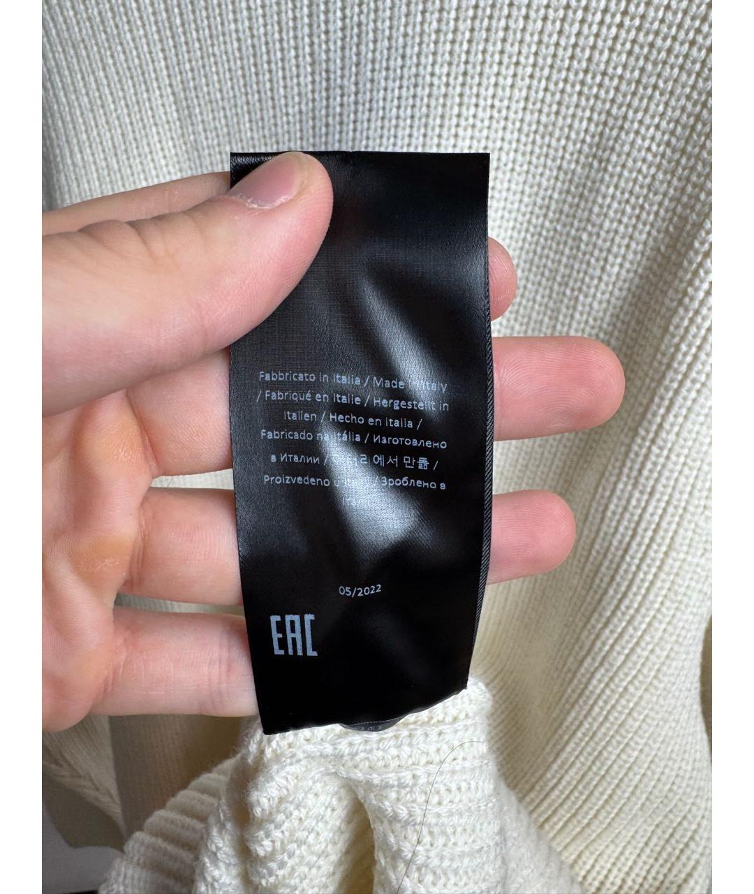 PREMIATA Белый шерстяной джемпер / свитер, фото 6