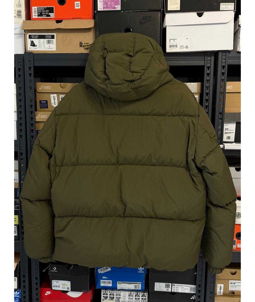 DIESEL Зеленый пуховик, фото 2