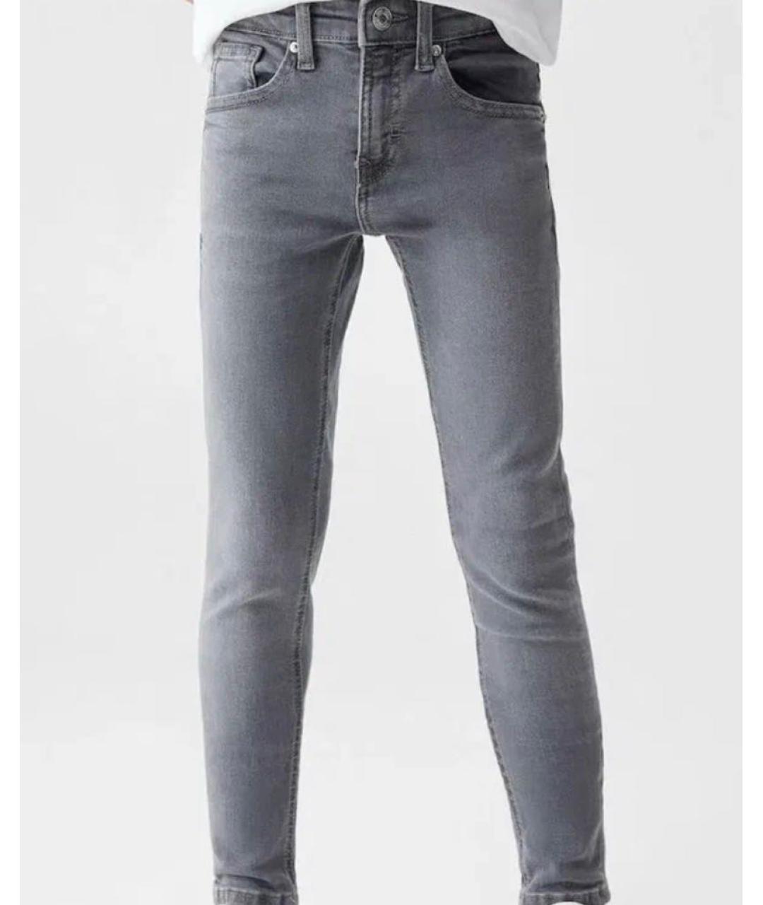 BURBERRY Серые деним детские джинсы, фото 5