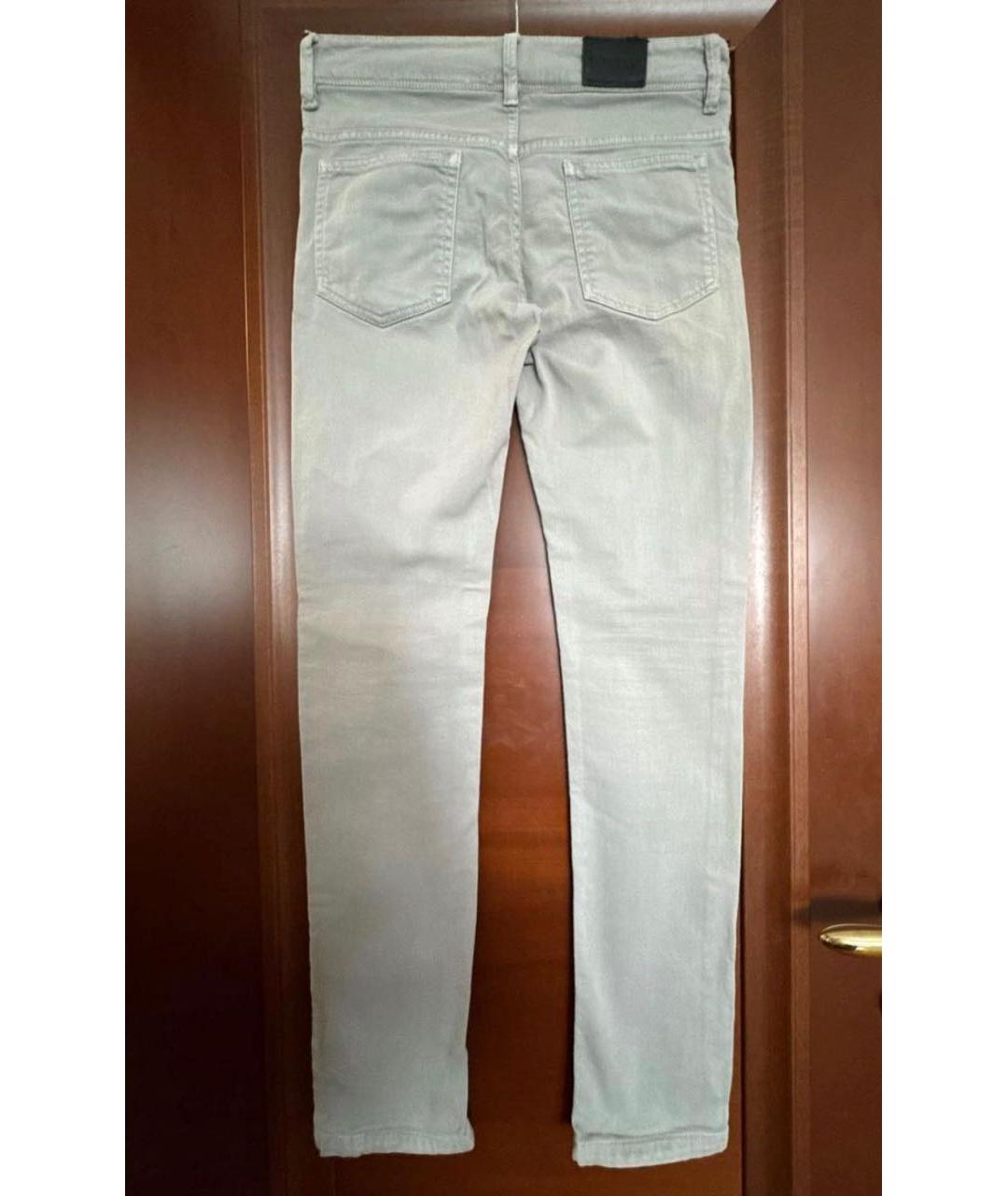 BURBERRY Серые деним детские джинсы, фото 2