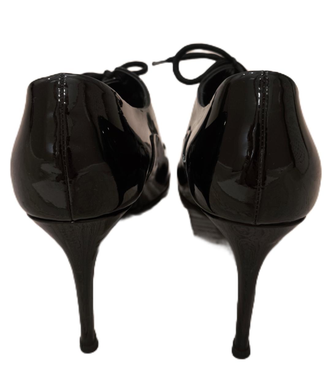 DOLCE&GABBANA Черные ботильоны из лакированной кожи, фото 4