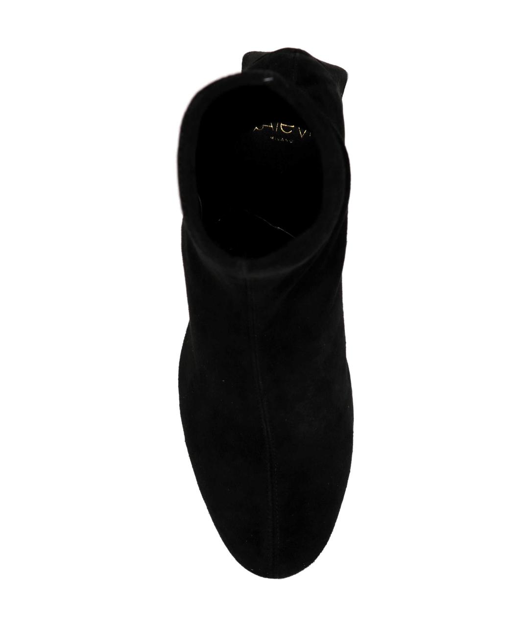 ALEVI Черные синтетические ботильоны, фото 4