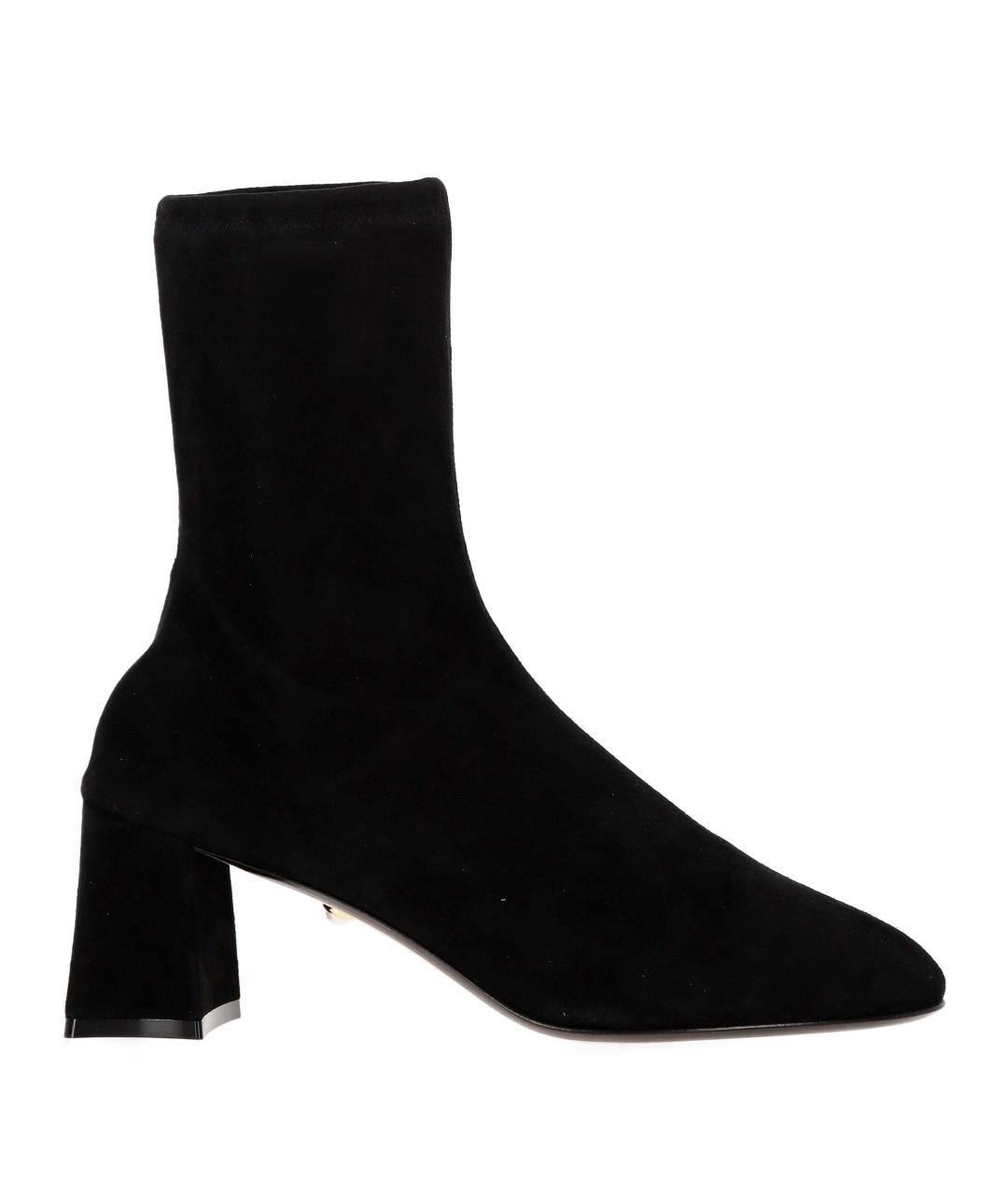 ALEVI Черные синтетические ботильоны, фото 1