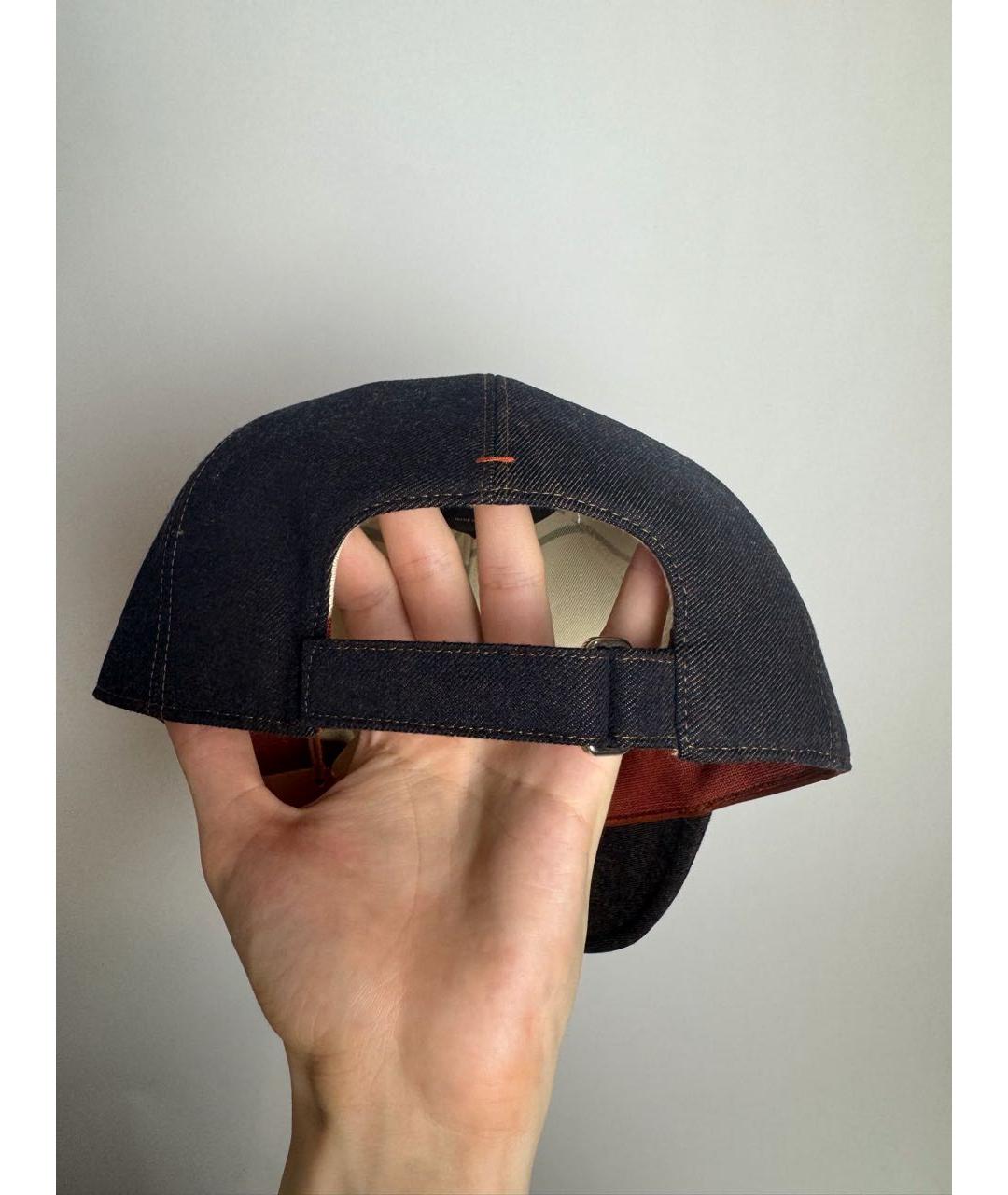 LORO PIANA Черная шерстяная кепка/бейсболка, фото 5