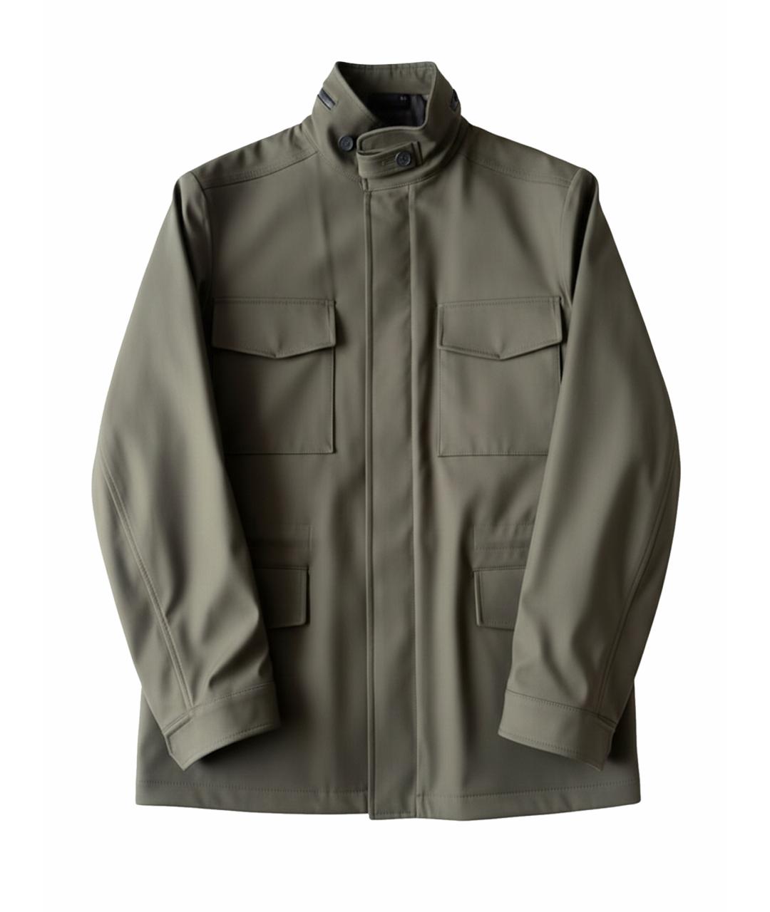 LORO PIANA Хаки куртка, фото 1