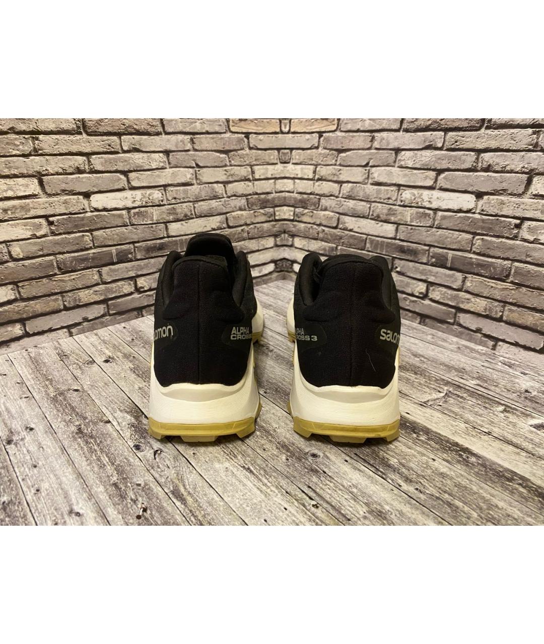 SALOMON Черные синтетические кроссовки, фото 4