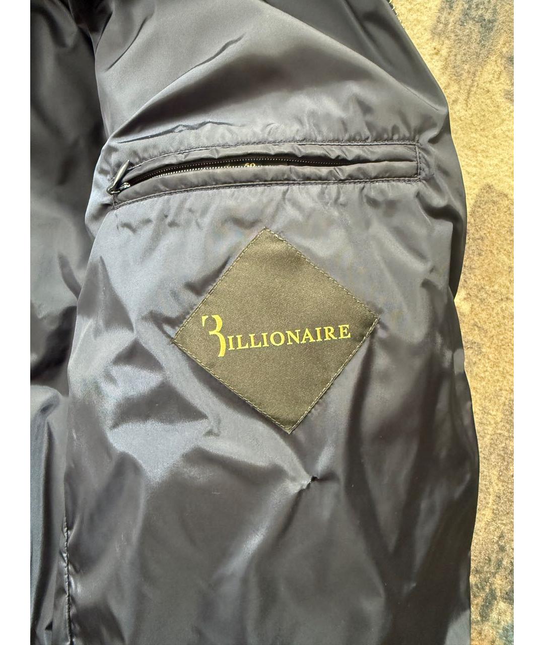 BILLIONAIRE Синий полиамидовый пуховик, фото 2