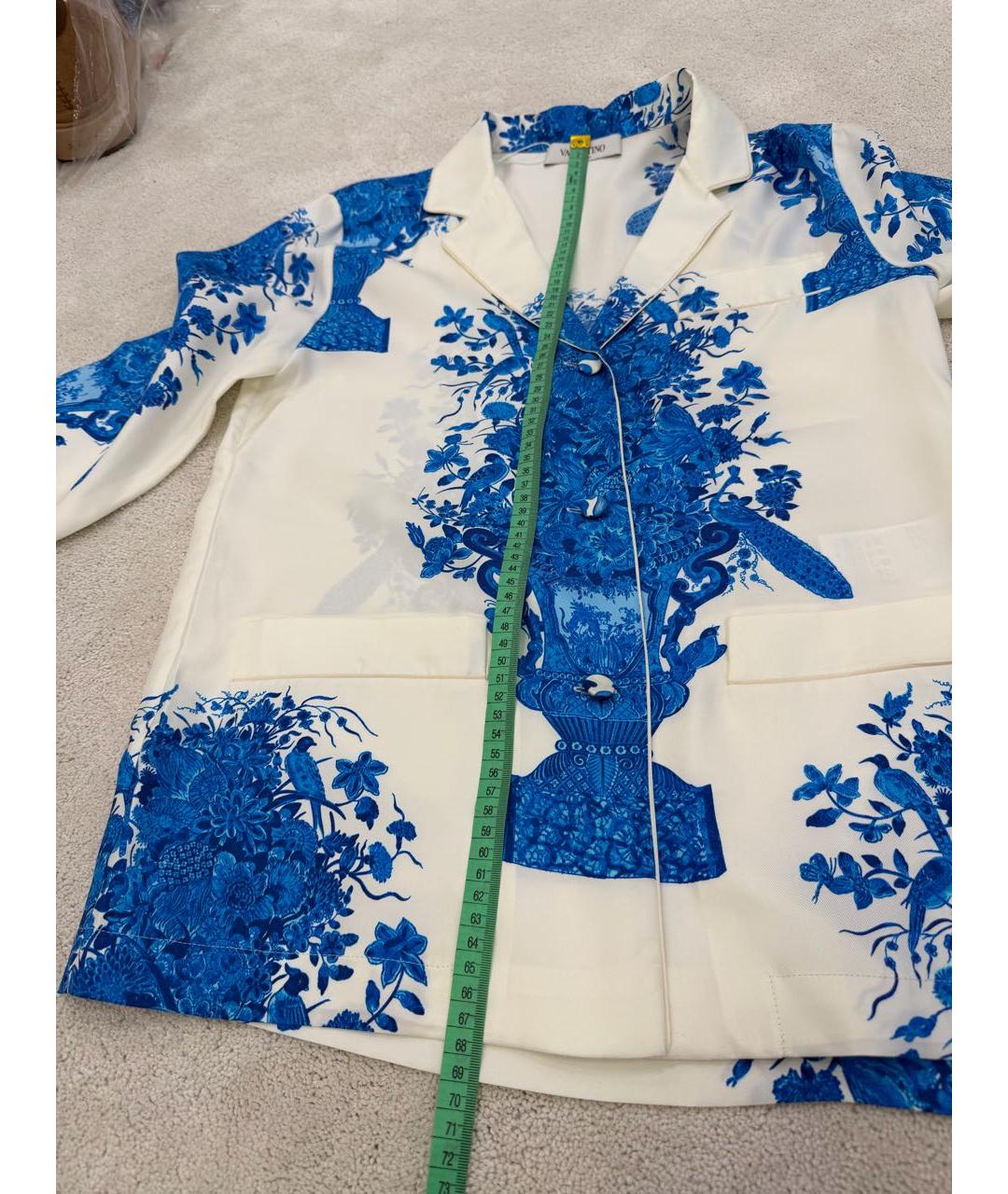 VALENTINO Мульти шелковый костюм с брюками, фото 7