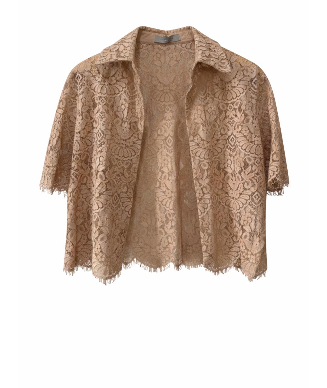 D.EXTERIOR Бежевая полиамидовая блузы, фото 1