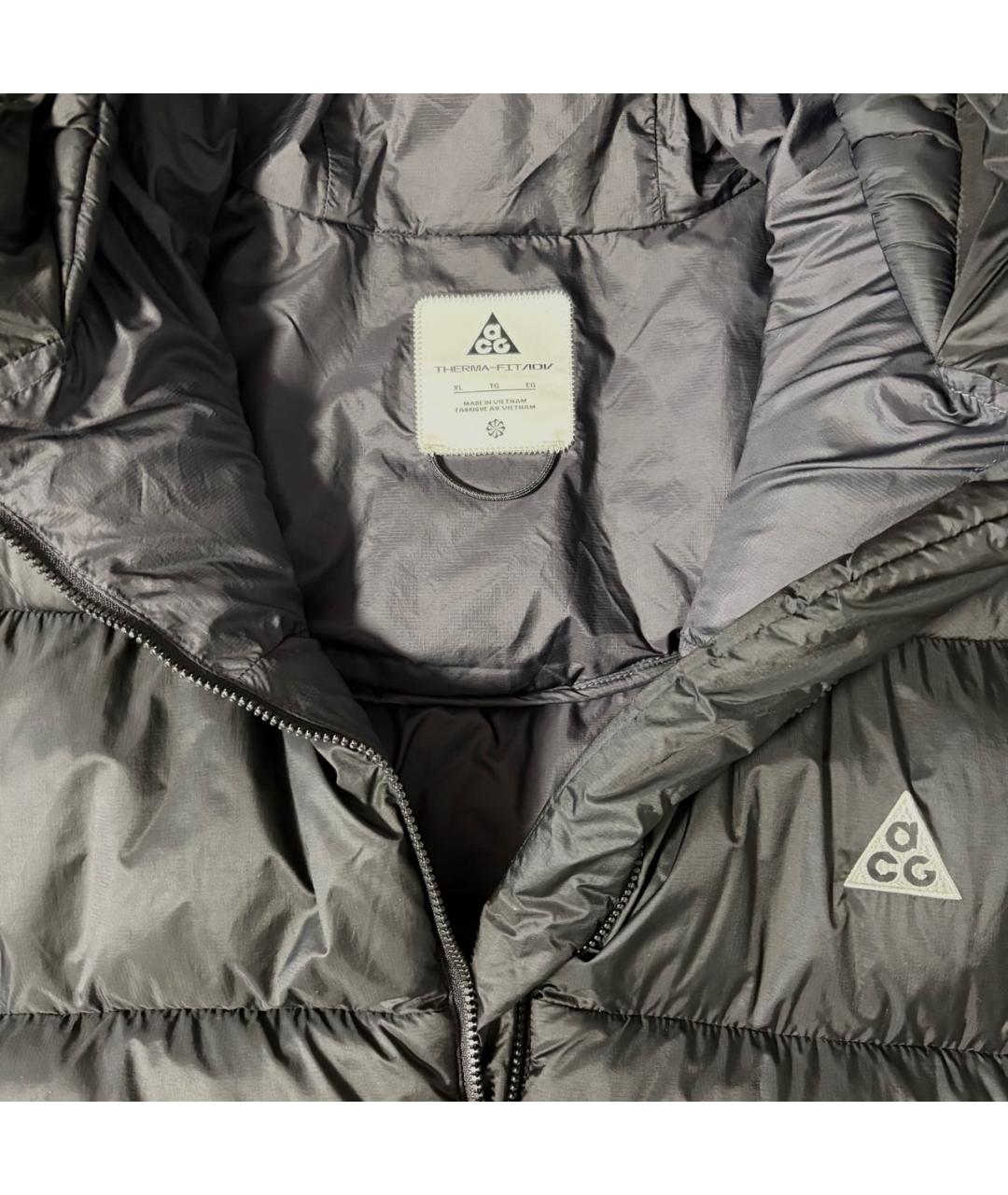 NIKE ACG Черный полиэстеровый пуховик, фото 3