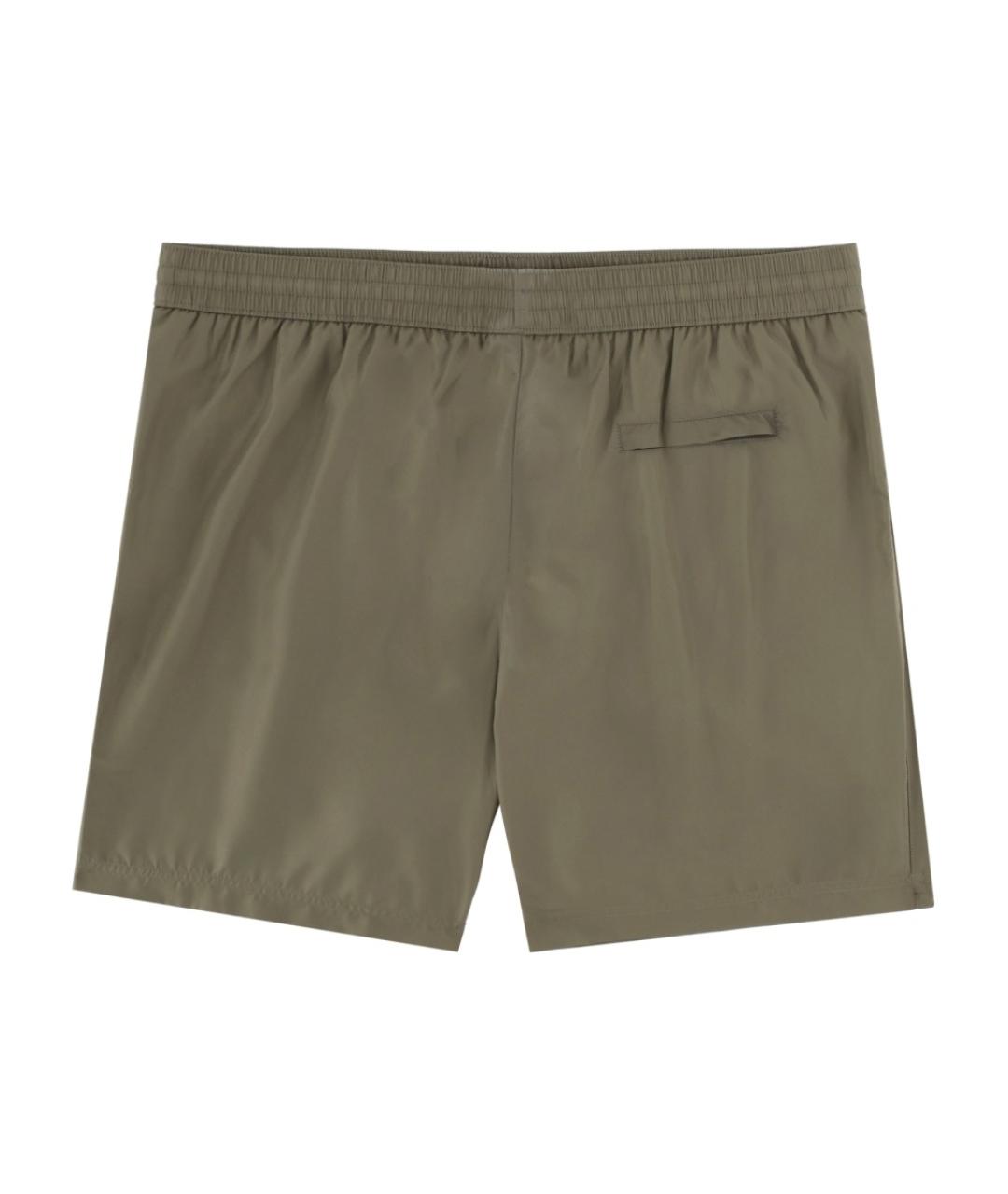DOLCE&GABBANA Хаки полиамидовые шорты, фото 2