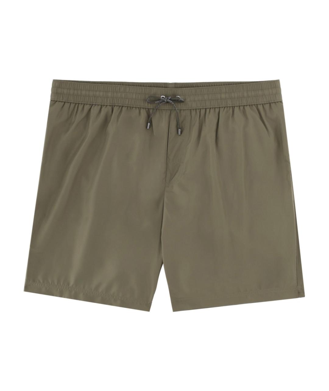 DOLCE&GABBANA Хаки полиамидовые шорты, фото 1