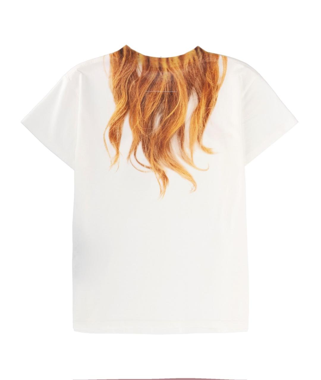 MM6 MAISON MARGIELA Белая хлопковая футболка, фото 2