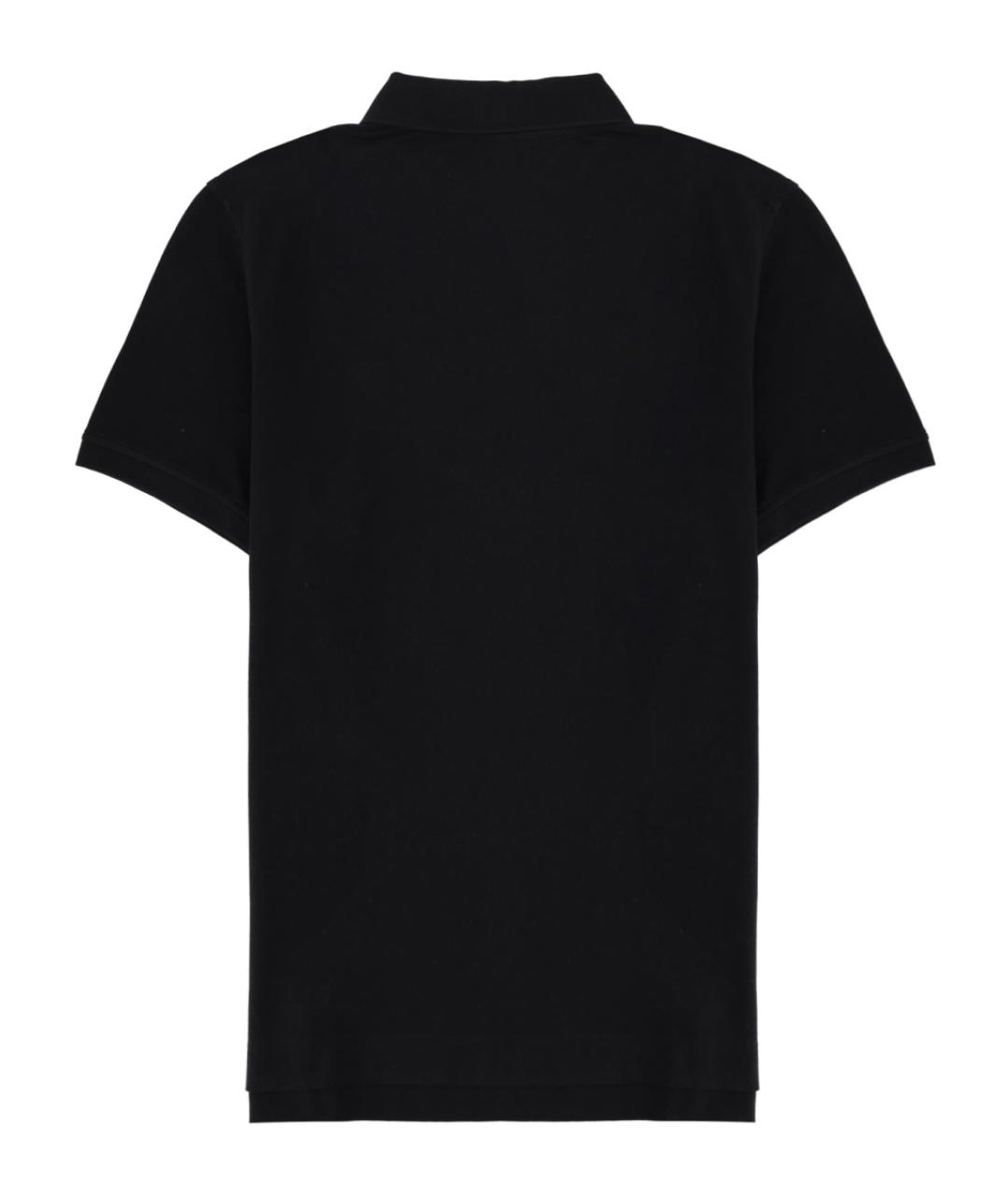 CANADA GOOSE Черное хлопковое поло с коротким рукавом, фото 2