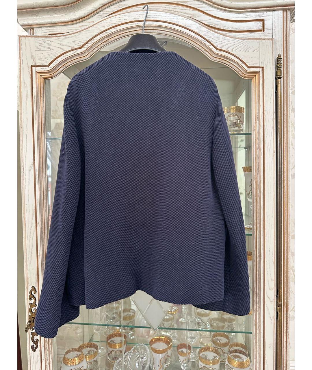 ETRO Синий хлопковый жакет/пиджак, фото 2