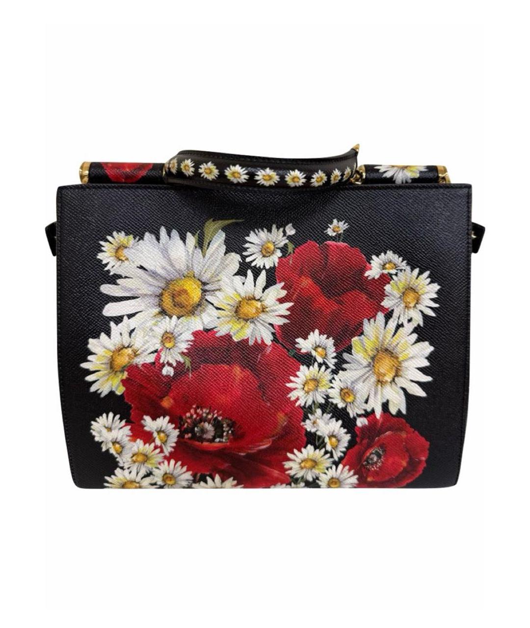 DOLCE&GABBANA Мульти кожаная сумка с короткими ручками, фото 7