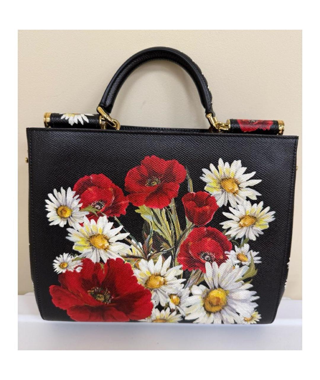 DOLCE&GABBANA Мульти кожаная сумка с короткими ручками, фото 3