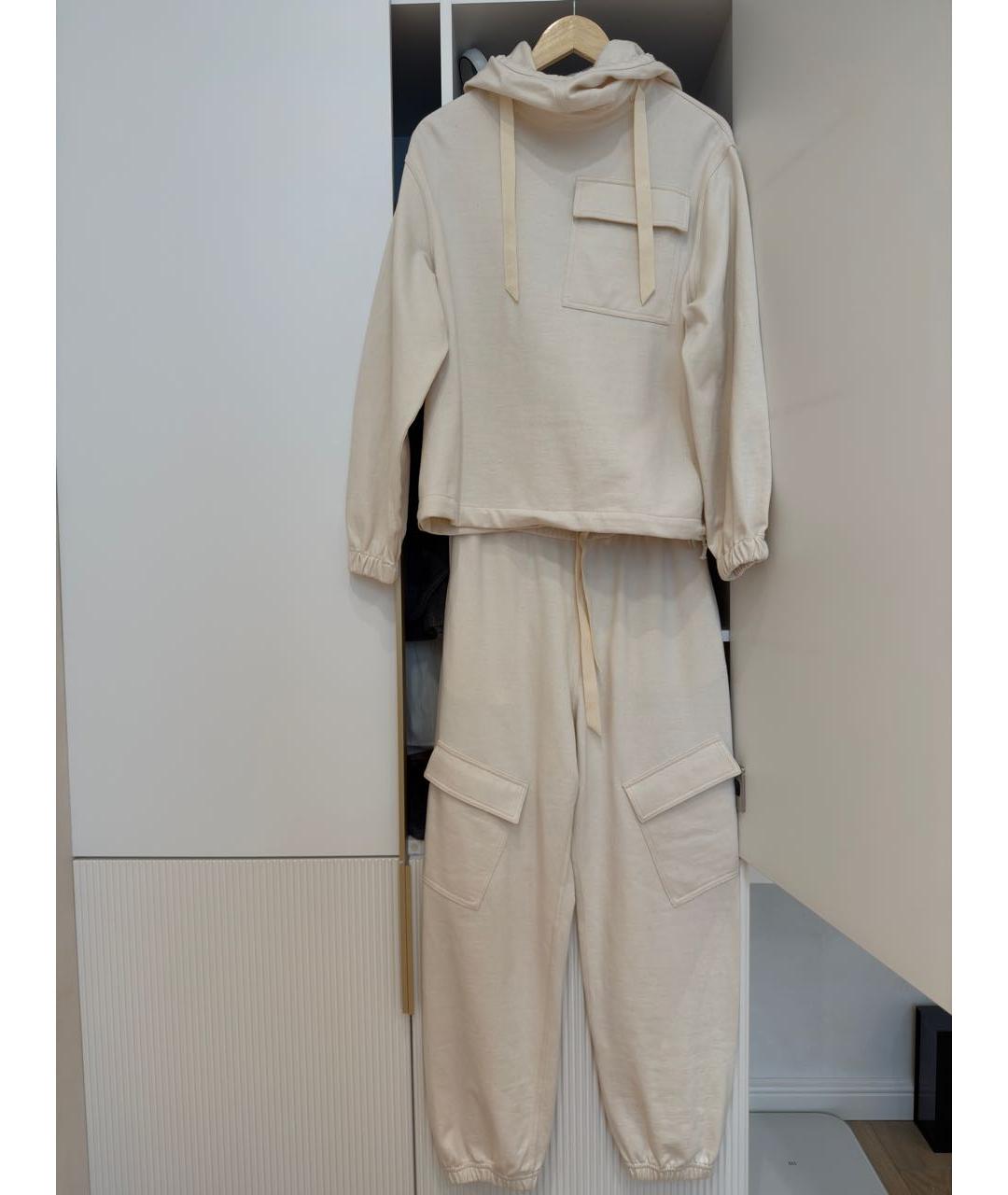 JIL SANDER Бежевый хлопковый спортивные костюмы, фото 5