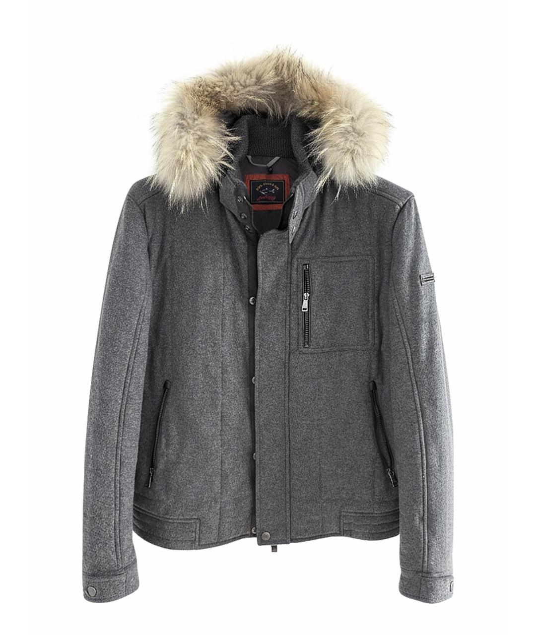 PAUL & SHARK Серая шерстяная куртка, фото 1