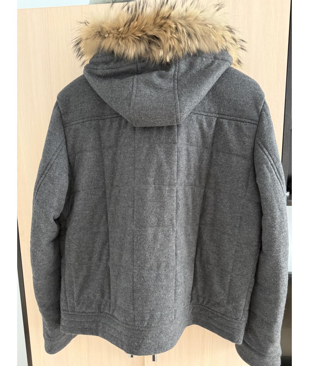 PAUL & SHARK Серая шерстяная куртка, фото 2
