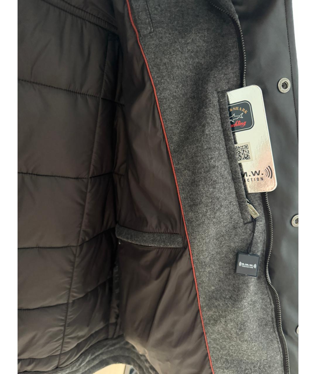 PAUL & SHARK Серая шерстяная куртка, фото 7